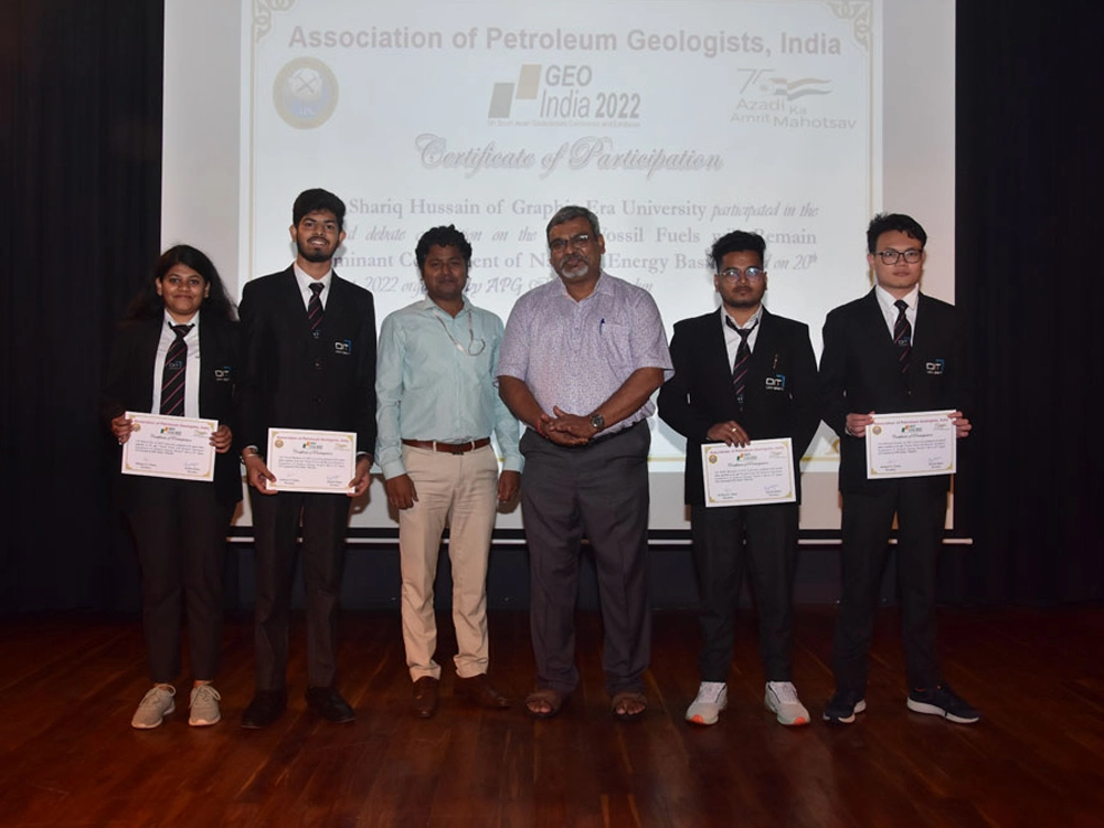 Geo-India Regional Debate Competition 2022 at KDMIPE, ONGC